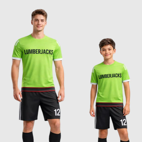 SB 1054 Green/Black Sublimation Custom Soccer Jersey Adult & Youth Unisex