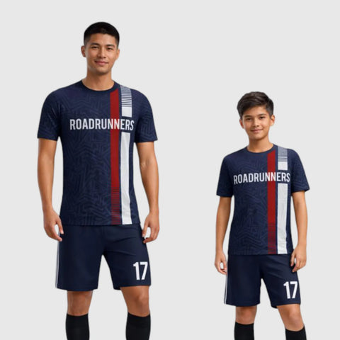 SB 1055 Blue Sublimation Custom Soccer Jersey Adult & Youth Unisex