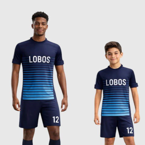 SB 1058 Blue Sublimation Custom Soccer Jersey Adult & Youth Unisex