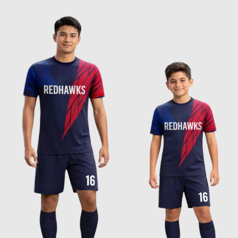 SB 1059 Blue Sublimation Custom Soccer Jersey Adult & Youth Unisex