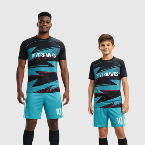 SB 1060 Green/Black Sublimation Custom Soccer Jersey Adult & Youth Unisex