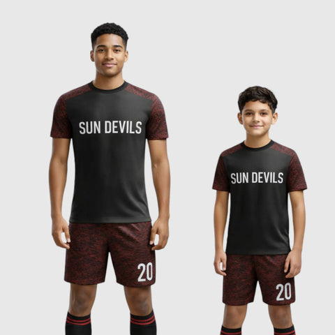 SB 1075 Black Sublimation Custom Soccer Jersey Adult & Youth Unisex