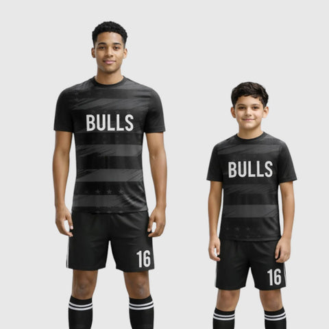 SB 1085 Black Sublimation Custom Soccer Jersey Adult & Youth Unisex