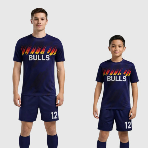 SB 1095 Blue Sublimation Custom Soccer Jersey Adult & Youth Unisex
