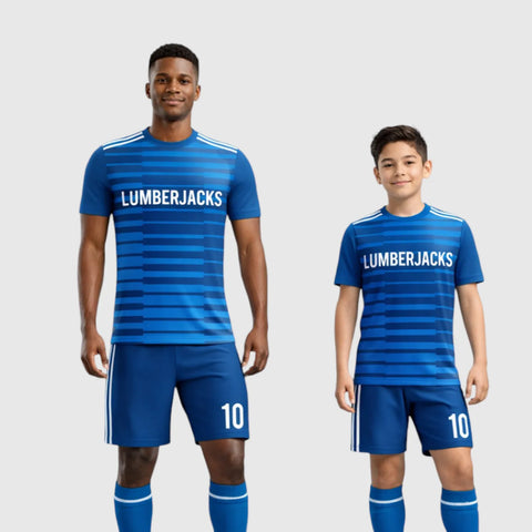 SB 1100 Blue Sublimation Custom Soccer Jersey Adult & Youth Unisex