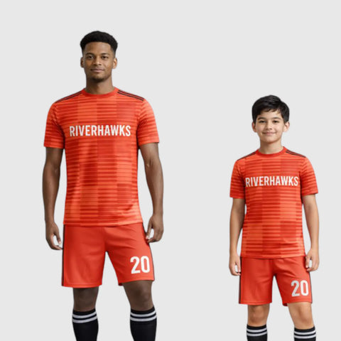 SB 1106 Red Sublimation Custom Soccer Jersey Adult & Youth Unisex