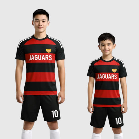 SB 1118 Black/Red Sublimation Custom Soccer Jersey Adult & Youth Unisex