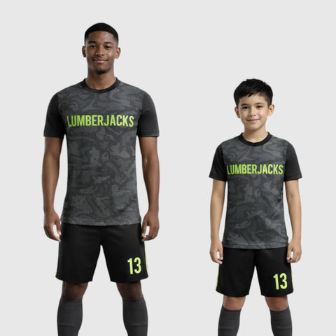 SB 1123 Black Sublimation Custom Soccer Jersey Adult & Youth Unisex
