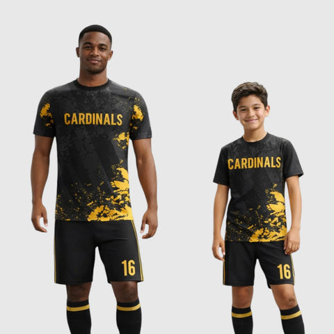 SB 1127 Black Sublimation Custom Soccer Jersey Adult & Youth Unisex