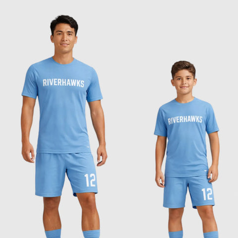 SB 1129 Blue Sublimation Custom Soccer Jersey Adult & Youth Unisex