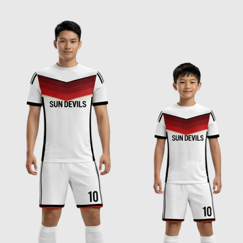 SB 1132 White Sublimation Custom Soccer Jersey Adult & Youth Unisex
