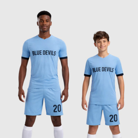 SB 1134 Blue Sublimation Custom Soccer Jersey Adult & Youth Unisex