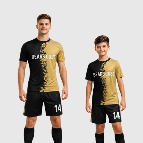 SB 1136 Black Sublimation Custom Soccer Jersey Adult & Youth Unisex
