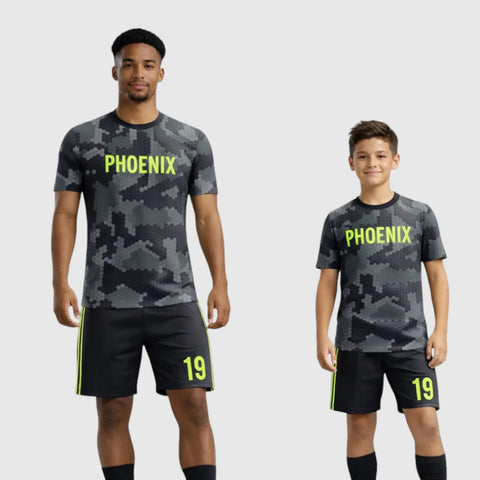 SB 1137 Black Sublimation Custom Soccer Jersey Adult & Youth Unisex