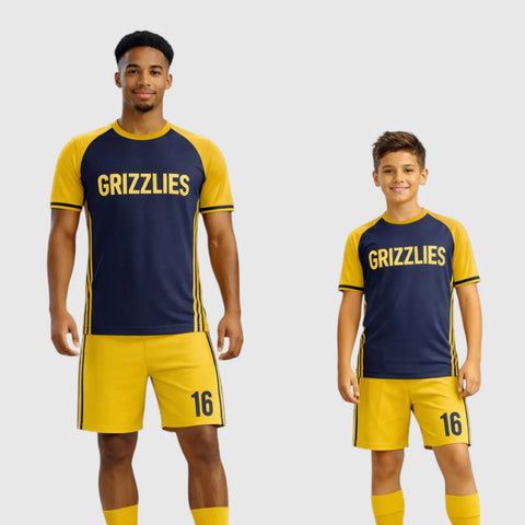 SB 1139 Blue/Yellow Sublimation Custom Soccer Jersey Adult & Youth Unisex