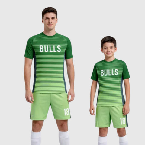 SB 1141 Green Sublimation Custom Soccer Jersey Adult & Youth Unisex