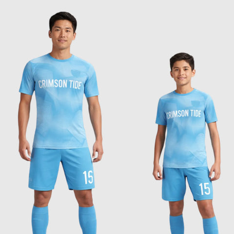 SB 1157 Blue Sublimation Custom Soccer Jersey Adult & Youth Unisex