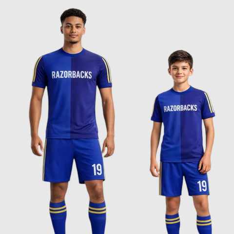 SB 1160 Blue Sublimation Custom Soccer Jersey Adult & Youth Unisex