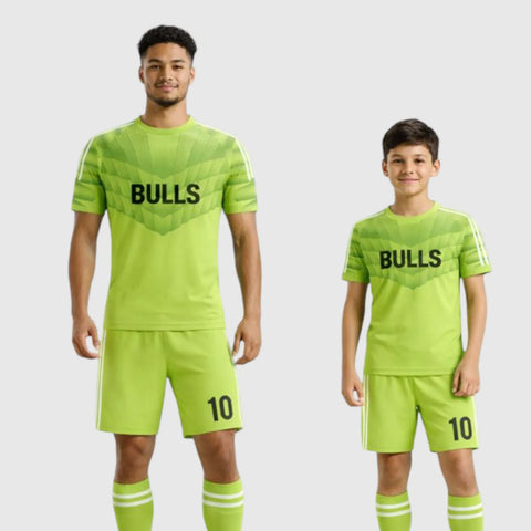 SB 1161 Green Sublimation Custom Soccer Jersey Adult & Youth Unisex
