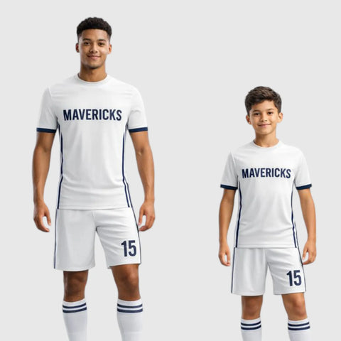 SB 1162 White Sublimation Custom Soccer Jersey Adult & Youth Unisex