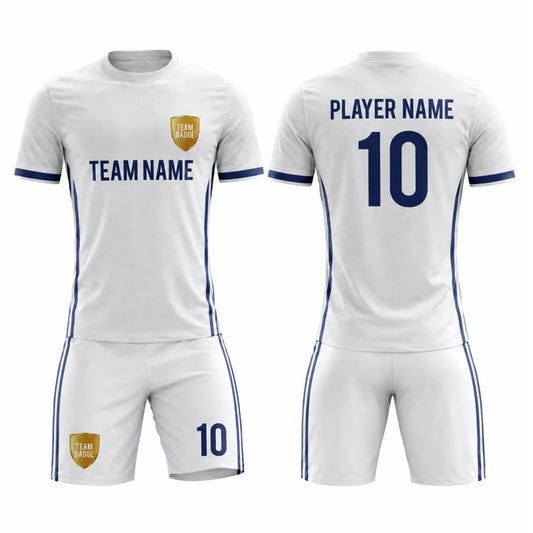 SB 1162 White Sublimation Custom Soccer Jersey Adult & Youth Unisex