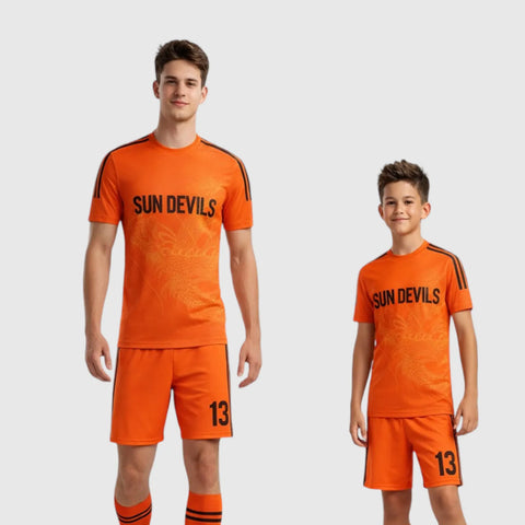 SB 1164 Orange Sublimation Custom Soccer Jersey Adult & Youth Unisex