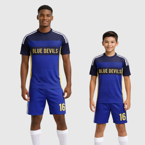 SB 1165 Blue Sublimation Custom Soccer Jersey Adult & Youth Unisex