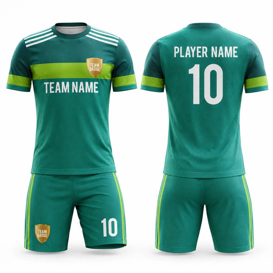 SB 1167 Green Sublimation Custom Soccer Jersey Adult & Youth Unisex