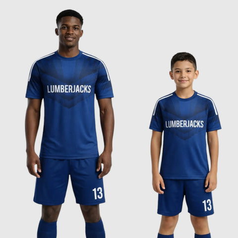 SB 1172 Blue Sublimation Custom Soccer Jersey Adult & Youth Unisex