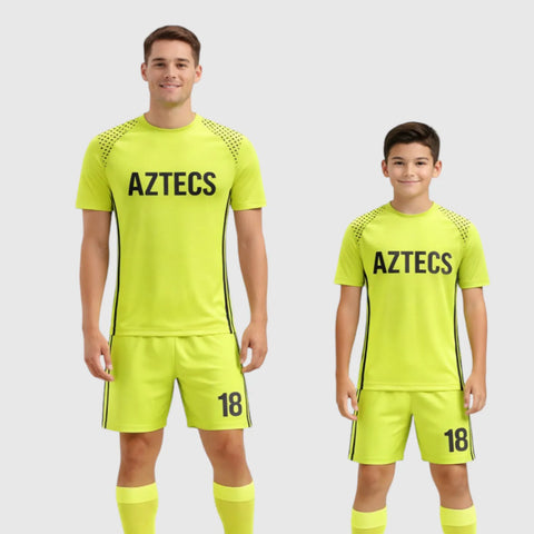 SB 1177 Green Sublimation Custom Soccer Jersey Adult & Youth Unisex