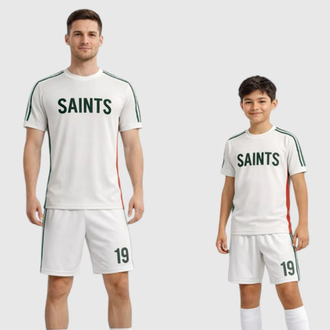 SB 1179 White Sublimation Custom Soccer Jersey Adult & Youth Unisex