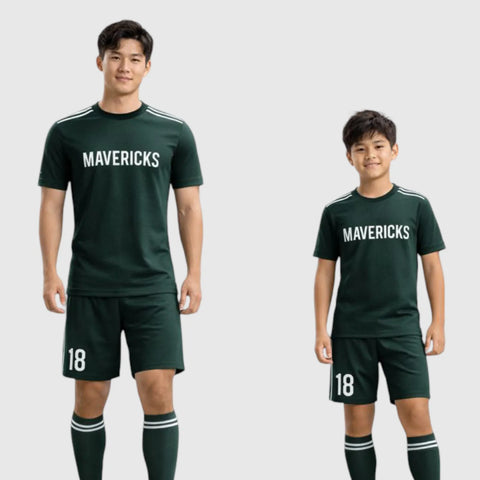 SB 1187 Green Sublimation Custom Soccer Jersey Adult & Youth Unisex