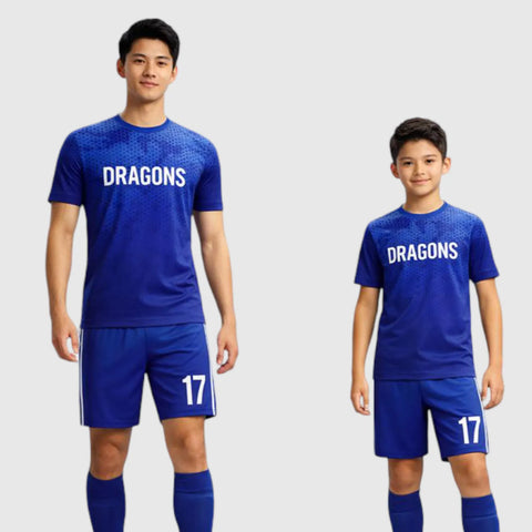 SB 1189 Blue Sublimation Custom Soccer Jersey Adult & Youth Unisex