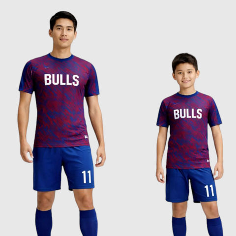 SB 1190 Blue Sublimation Custom Soccer Jersey Adult & Youth Unisex