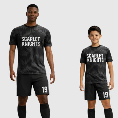 SB 1192 Black Sublimation Custom Soccer Jersey Adult & Youth Unisex