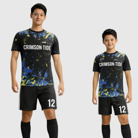 SB 1194 Black Sublimation Custom Soccer Jersey Adult & Youth Unisex