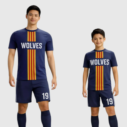 SB 1195 Blue Sublimation Custom Soccer Jersey Adult & Youth Unisex