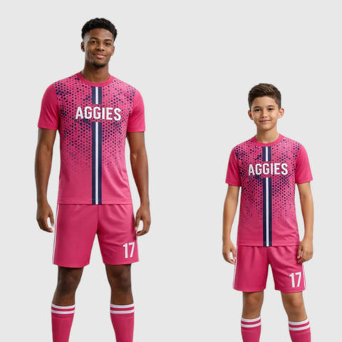 SB 1196 Pink Sublimation Custom Soccer Jersey Adult & Youth Unisex