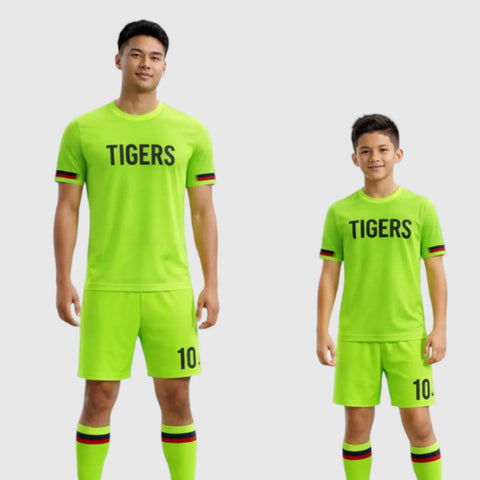 SB 1197 Green Sublimation Custom Soccer Jersey Adult & Youth Unisex