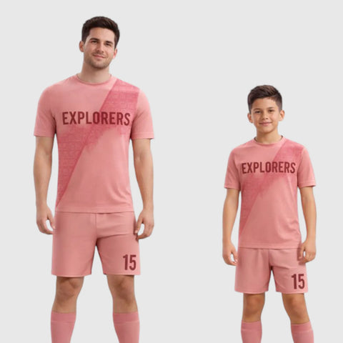 SB 1202 Pink Sublimation Custom Soccer Jersey Adult & Youth Unisex