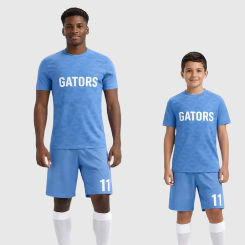 SB 1207 Blue Sublimation Custom Soccer Jersey Adult & Youth Unisex