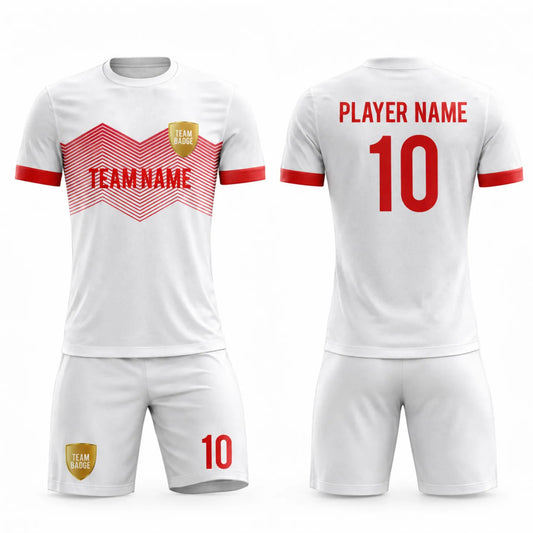 SB 1232 White Sublimation Custom Soccer Jersey Adult & Youth Unisex