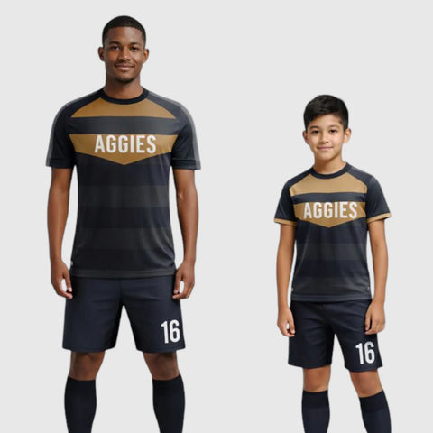 SB 1248 Black Sublimation Custom Soccer Jersey Adult & Youth Unisex