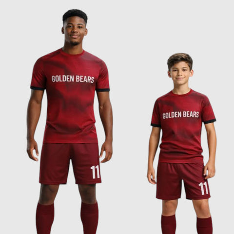 SB 1250 Red Sublimation Custom Soccer Jersey Adult & Youth Unisex