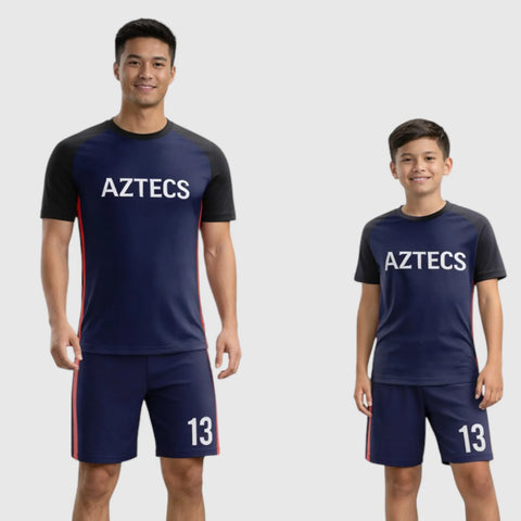 SB 1252 Navy Sublimation Custom Soccer Jersey Adult & Youth Unisex