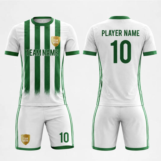 SB 1253 White Sublimation Custom Soccer Jersey Adult & Youth Unisex