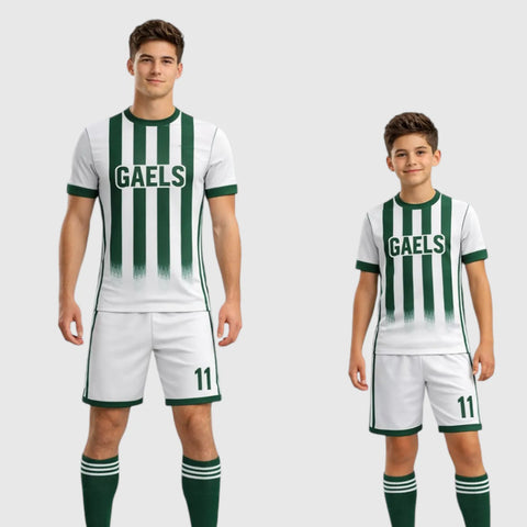 SB 1253 White Sublimation Custom Soccer Jersey Adult & Youth Unisex
