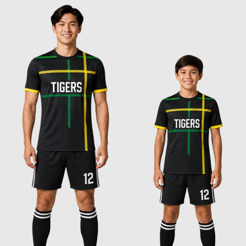 SB 1256 Green Sublimation Custom Soccer Jersey Adult & Youth Unisex