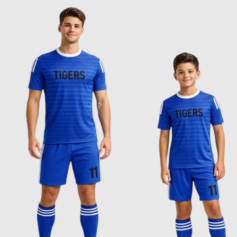 SB 1257 Blue Sublimation Custom Soccer Jersey Adult & Youth Unisex