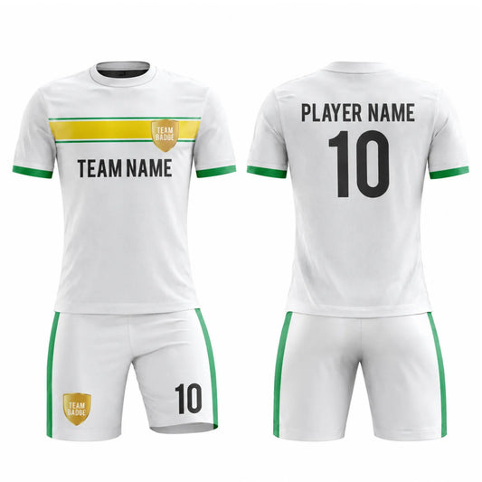 SB 1259 White Sublimation Custom Soccer Jersey Adult & Youth Unisex